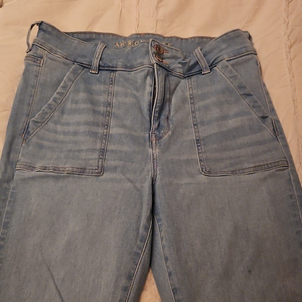 Women's American Eagle High Rise Jegging Size 14 - Picture 2 of 6